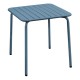 Τραπέζι κήπου "BRIO" μεταλλικό σε χρώμα μπλέ 70x70x73