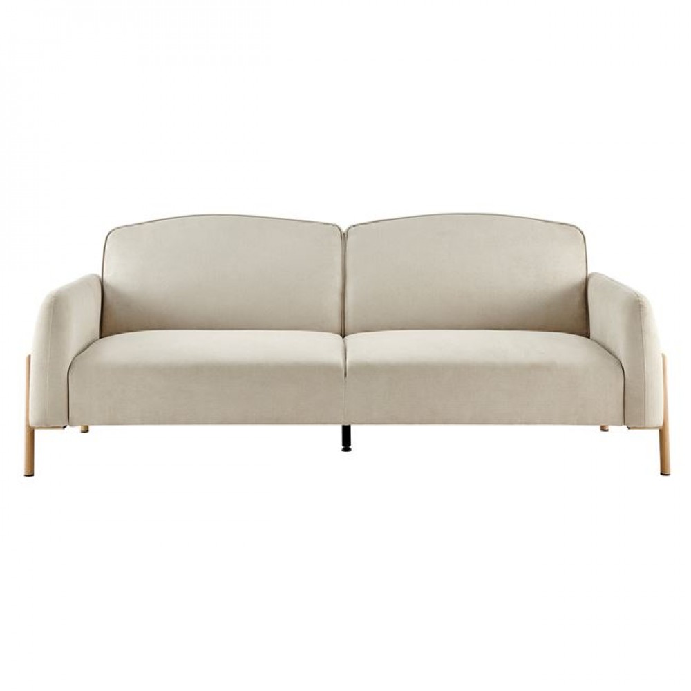Καναπές κρεβάτι ''MOLINO'' από ύφασμα σε χρώμα μπεζ 218x85x83