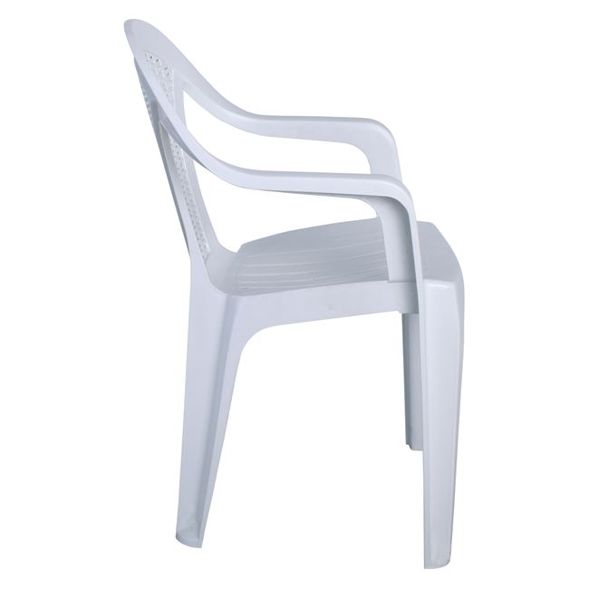 Πολυθρόνα κήπου "INTEX" από PP σε λευκό χρώμα 54x53x78