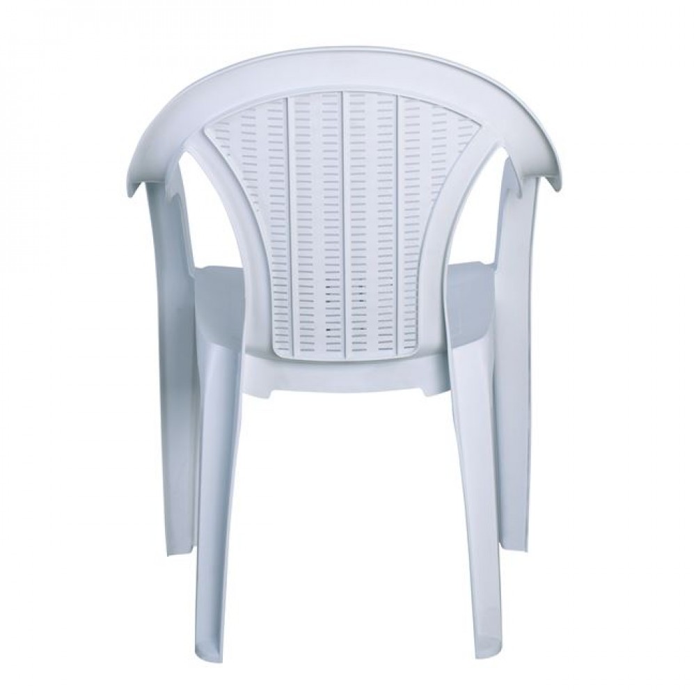 Πολυθρόνα κήπου "INTEX" από PP σε λευκό χρώμα 54x53x78