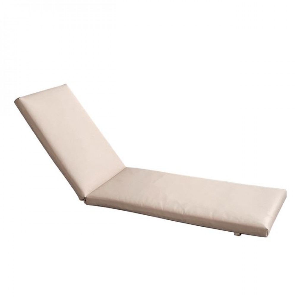 Μαξιλάρι ξαπλώστρας "SUNLOUNGER" από pvc σε μπεζ χρώμα 196(78+118)x60x7