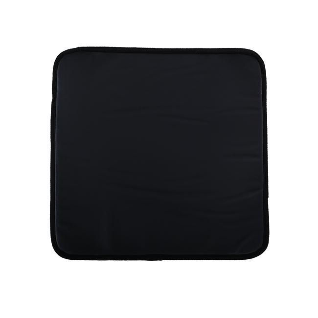 Μαξιλάρι πολυθρόνας "CAPRICE" από PU σε μαύρο χρώμα 41x41x1