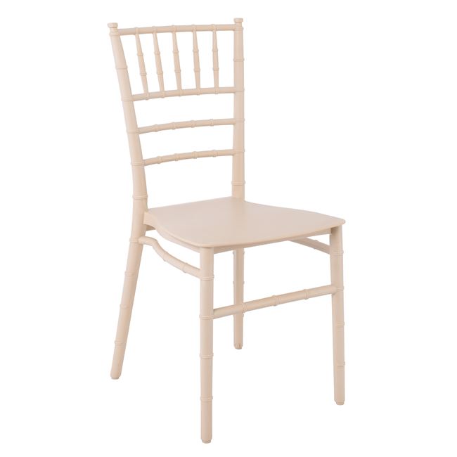 Καρέκλα catering "ILONA" από PP σε μπεζ χρώμα 40x46x88