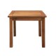Τραπεζάκι βοηθητικό "LUGANO" από ξύλο σε φυσικό χρώμα 45x45x45