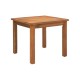 Τραπεζάκι βοηθητικό "LUGANO" από ξύλο σε φυσικό χρώμα 45x45x45