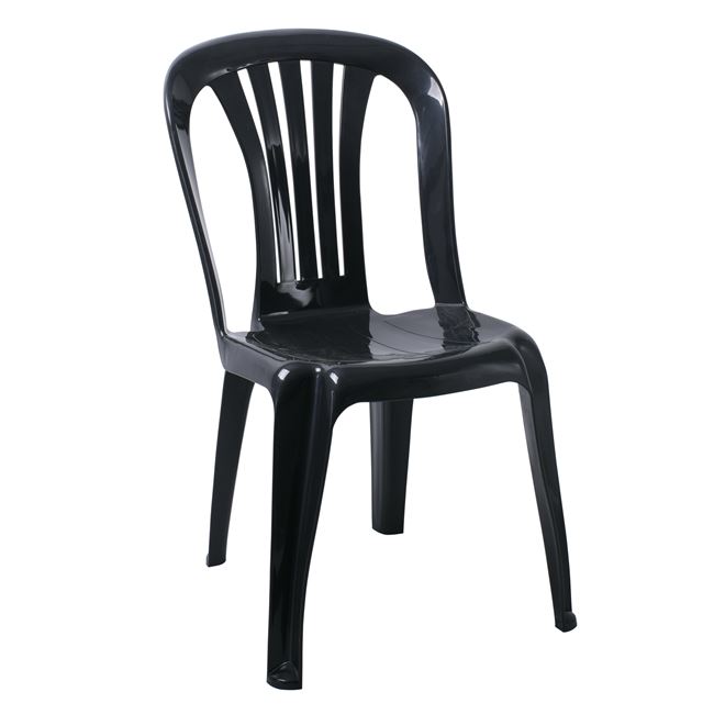 Καρέκλα "IRIDE" από ΡΡ σε ανθρακί χρώμα 48x55x84