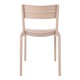 Καρέκλα "SERENA" από PP σε χρώμα καπουτσίνο 51x56x82