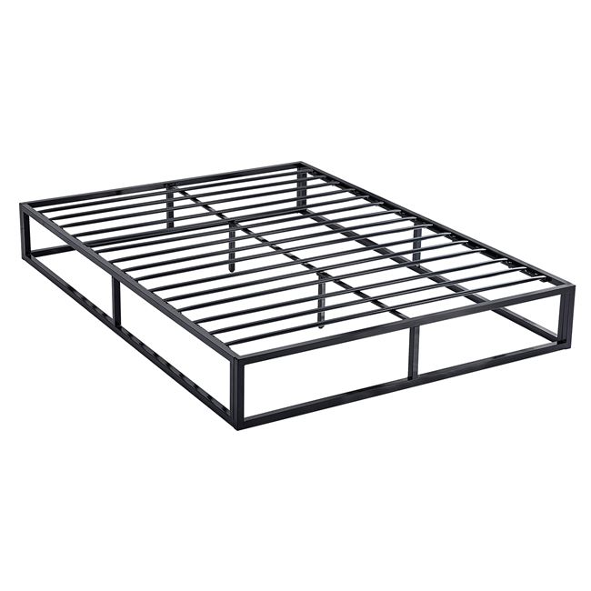 Κρεβάτι υπόστρωμα από μέταλλο σε μαύρο χρώμα 90x200