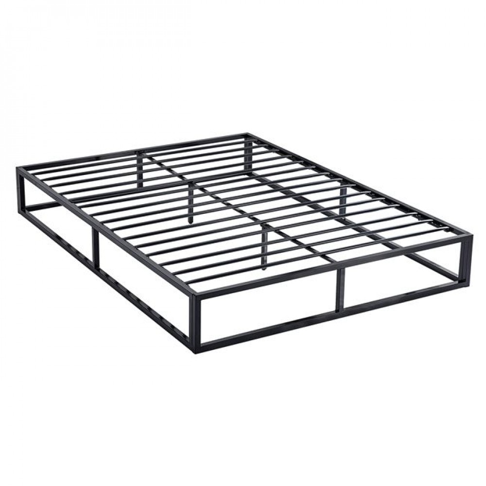 Κρεβάτι υπόστρωμα από μέταλλο σε μαύρο χρώμα 160x200