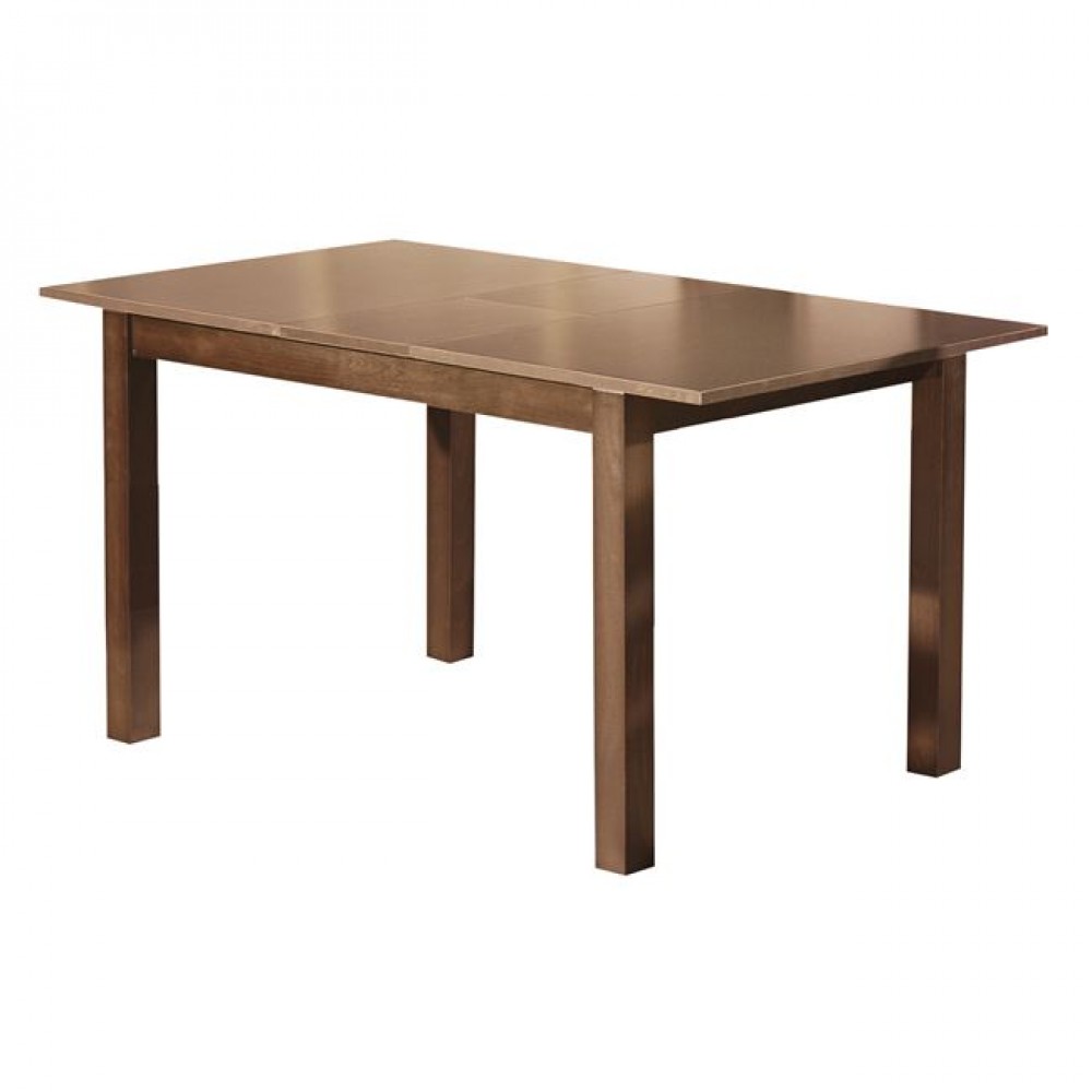 Τραπέζι "MILLER" επεκτεινόμενο από ξύλο σε καρυδί χρώμα 120x80x74