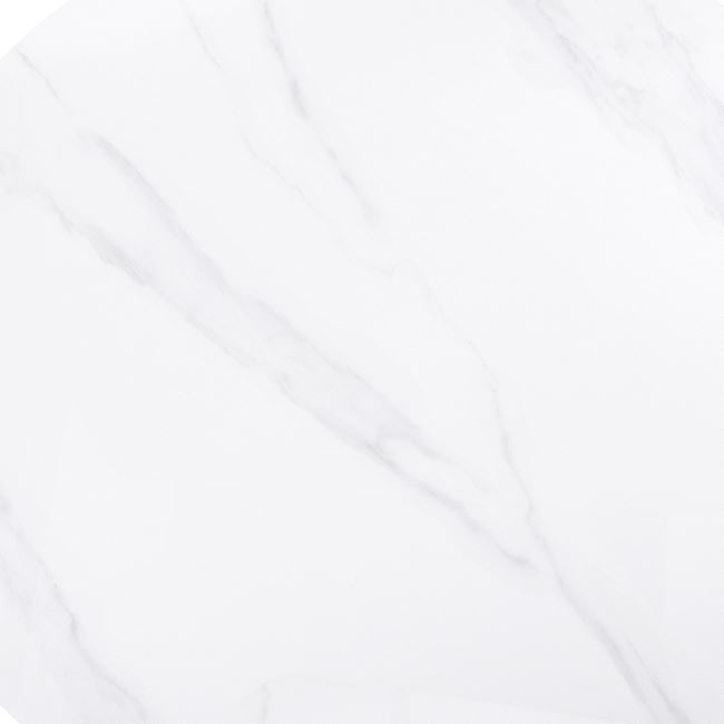 Επιφάνεια τραπεζιού από MDF σε χρώμα λευκό μαρμάρου 60x60cm/11mm
