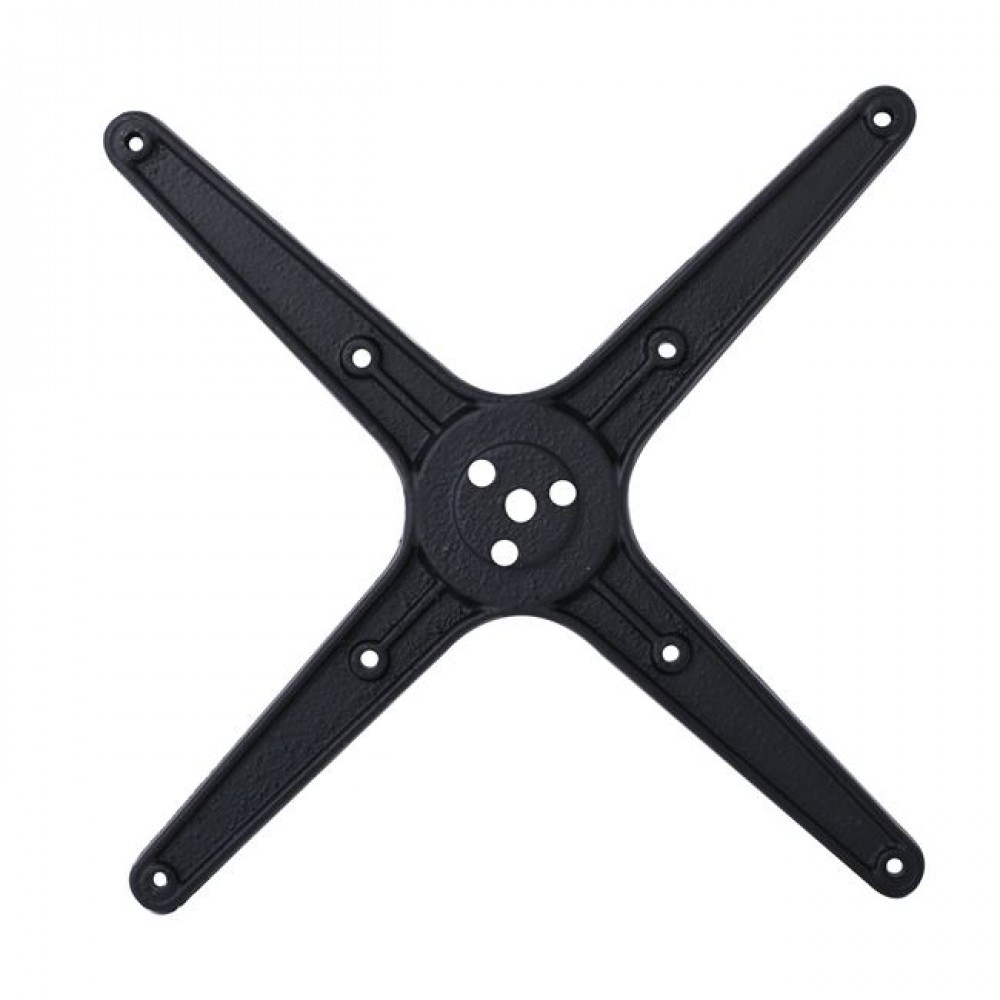 Σταυρός για βάσεις τραπεζιών από μέταλλο σε μαύρο χρώμα 45x45cm