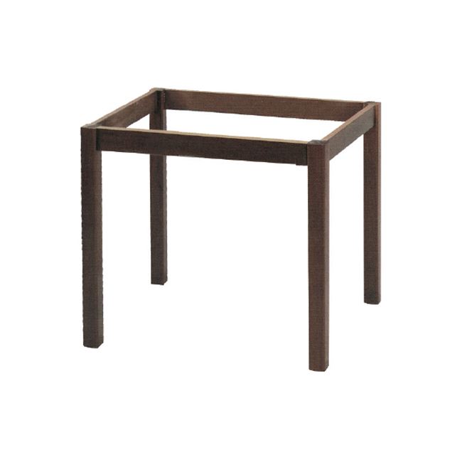 Βάση τραπέζιου ταβέρνας από ξύλο σε χρώμα καρυδί 49x49x73