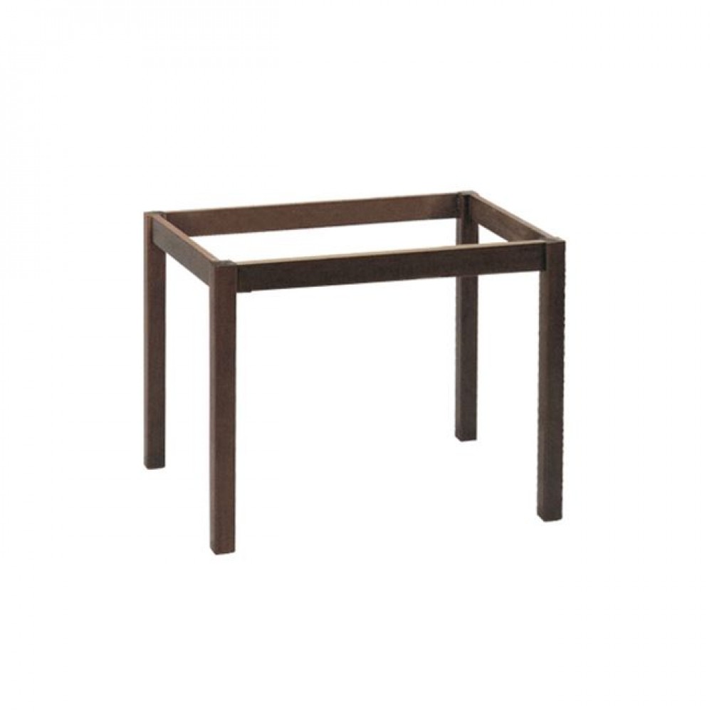 Βάση τραπέζιου ταβέρνας από ξύλο σε χρώμα καρυδί 59x99x73