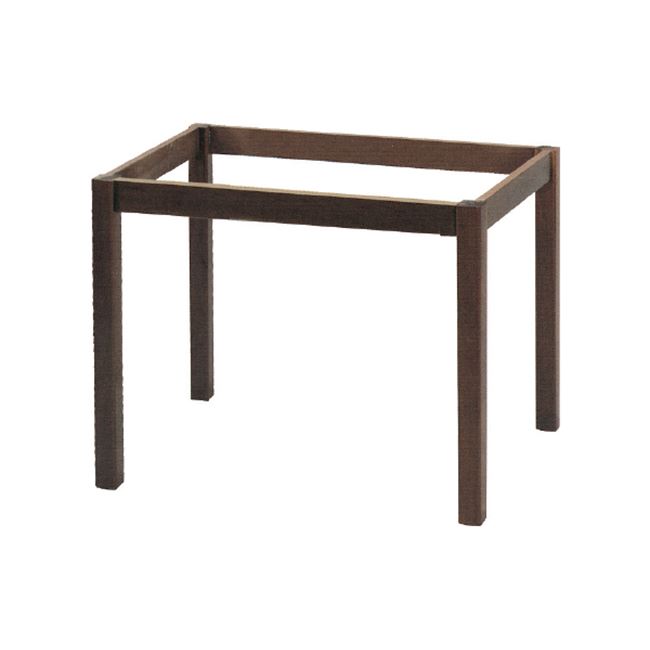 Βάση τραπέζιου ταβέρνας από ξύλο σε χρώμα καρυδί 69x109x73