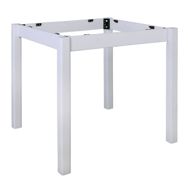 Βάση τραπέζιου ταβέρνας από ξύλο σε χρώμα λευκό 49x49x73