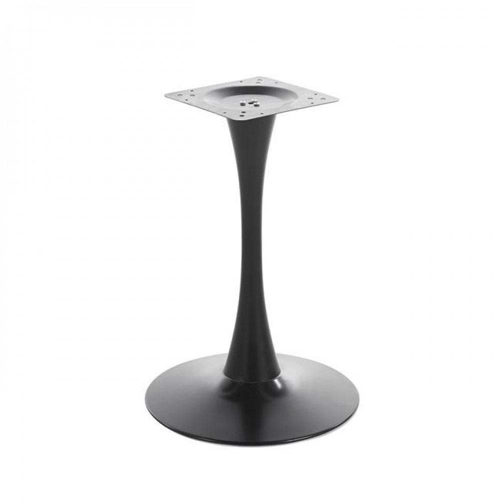 Βάση τραπέζιου από μέταλλο σε χρώμα μαύρο Φ50x72