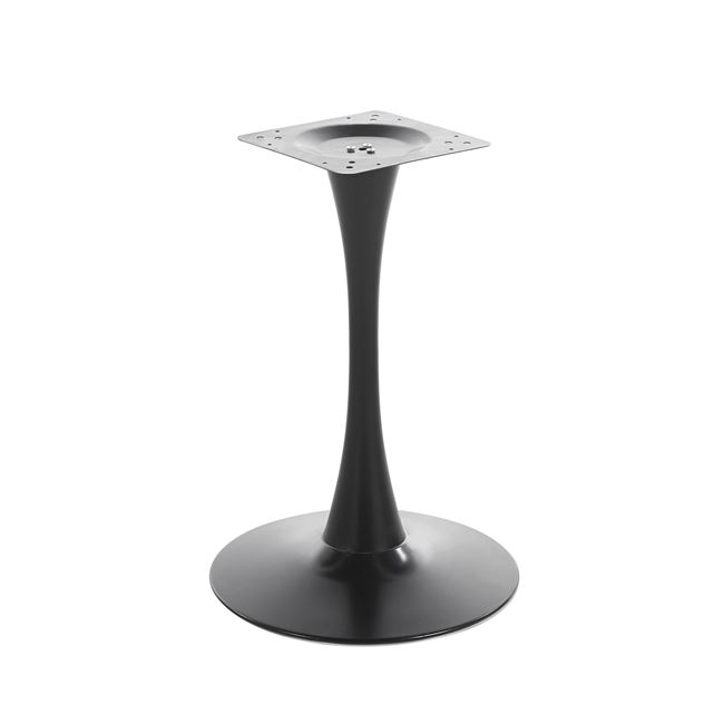 Βάση τραπέζιου από μέταλλο σε χρώμα μαύρο Φ50x72