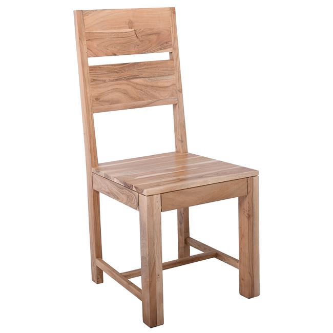 Καρέκλα "LIZARD MAX" από ξύλο σε φυσικό χρώμα 45x51x100