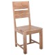 Καρέκλα "LIZARD MAX" από ξύλο σε φυσικό χρώμα 45x51x100