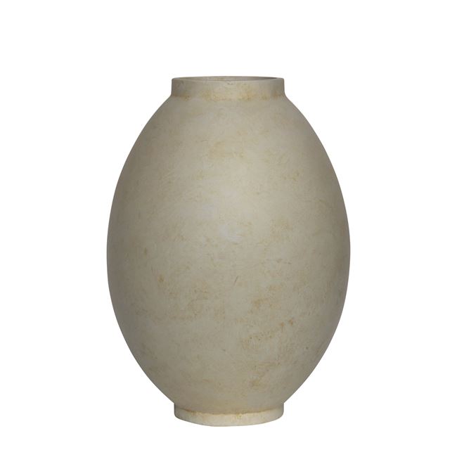 Βάζο "VASE-2" σε μπεζ χρώμα Φ40x55