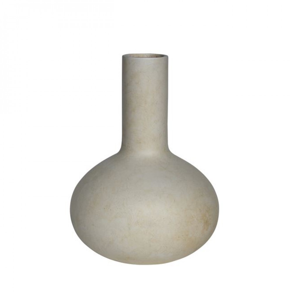 Βάζο "VASE-3" σε μπεζ χρώμα Φ40x55