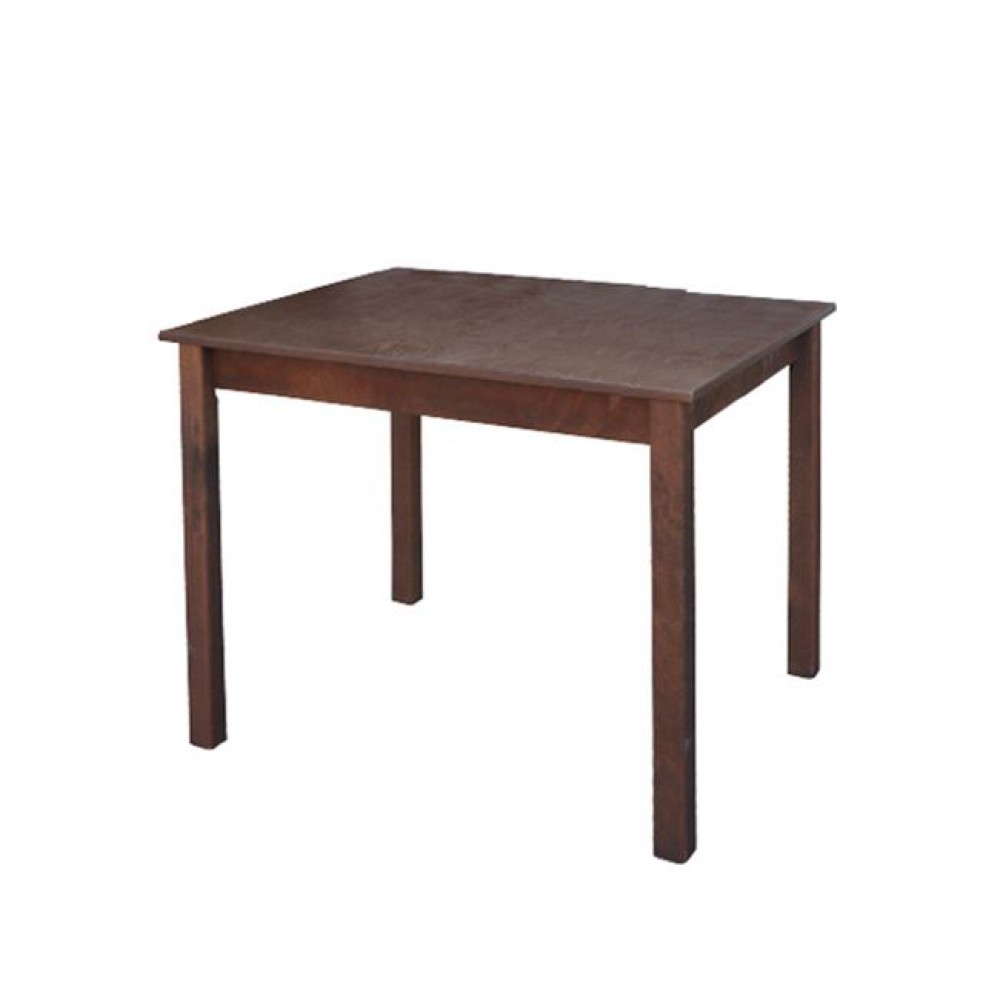 Τραπέζι ταβέρνας από ξύλο σε χρώμα καρυδί 80x120x75