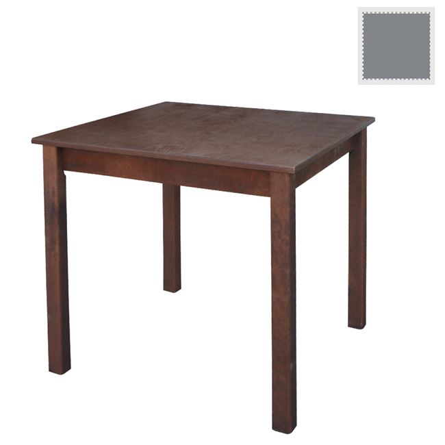 Τραπέζι ταβέρνας από ξύλο σε χρώμα γκρι 80x80x75