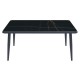 Τραπέζι κήπου "JARDIN" από αλουμίνιο σε ανθρακί χρώμα 180x90x75