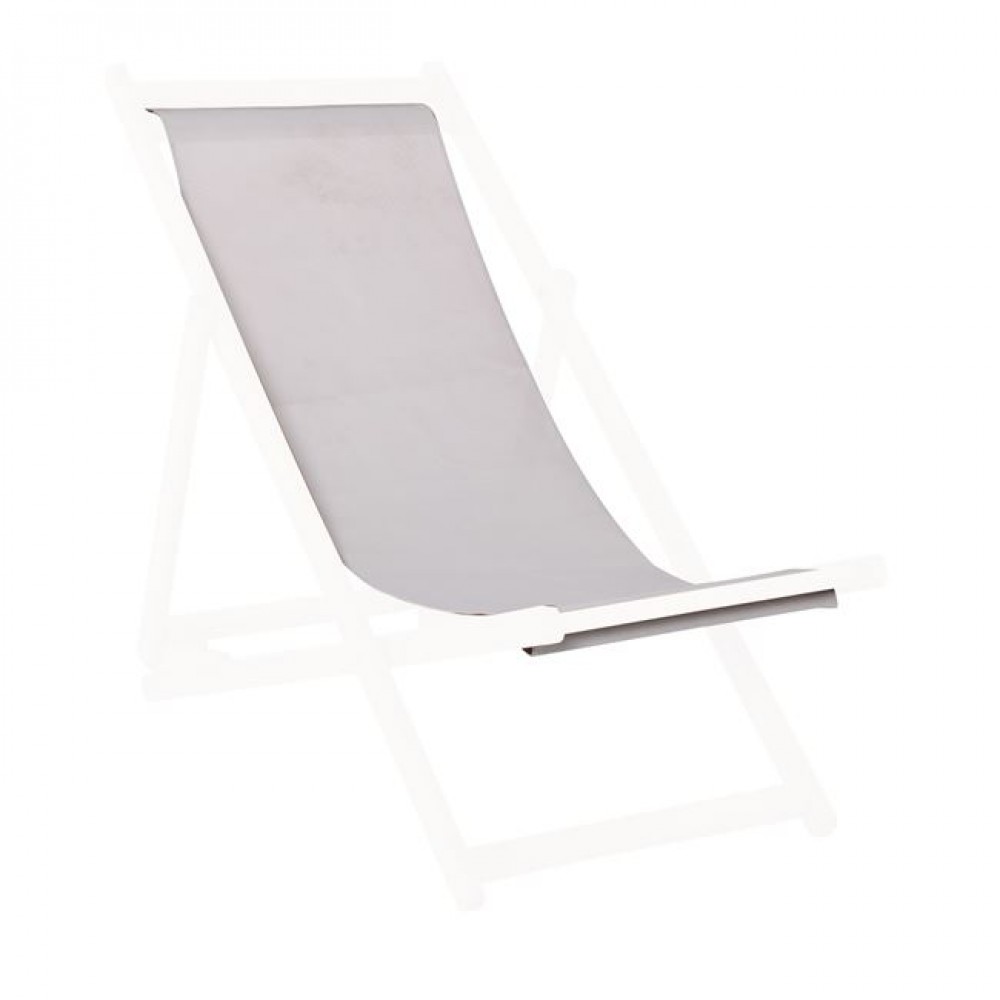 Πανί για σεζλόνγκ από textilene σε χρώμα εκρού