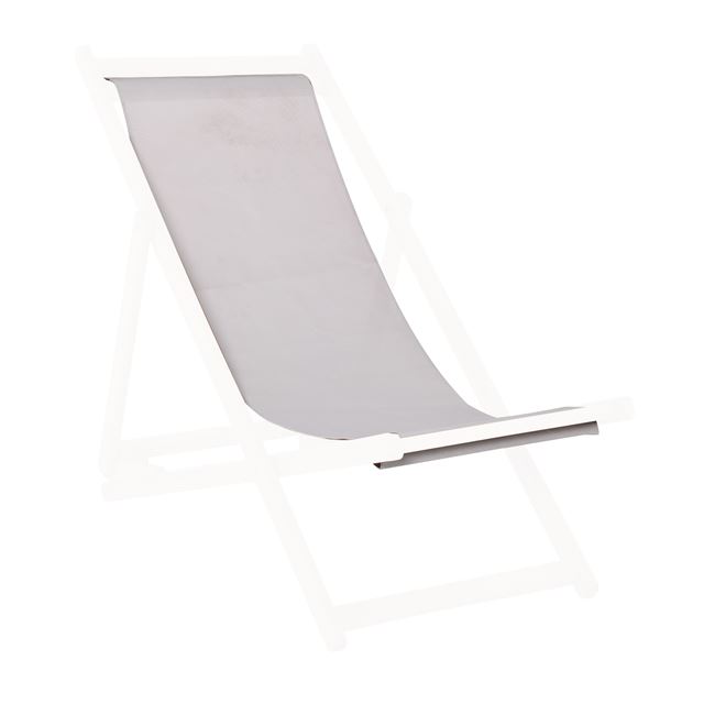 Πανί για σεζλόνγκ από textilene σε χρώμα εκρού