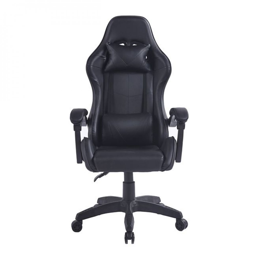 Πολυθρόνα gaming "BF7850" από PU σε χρώμα μαύρο 63x70x117/127