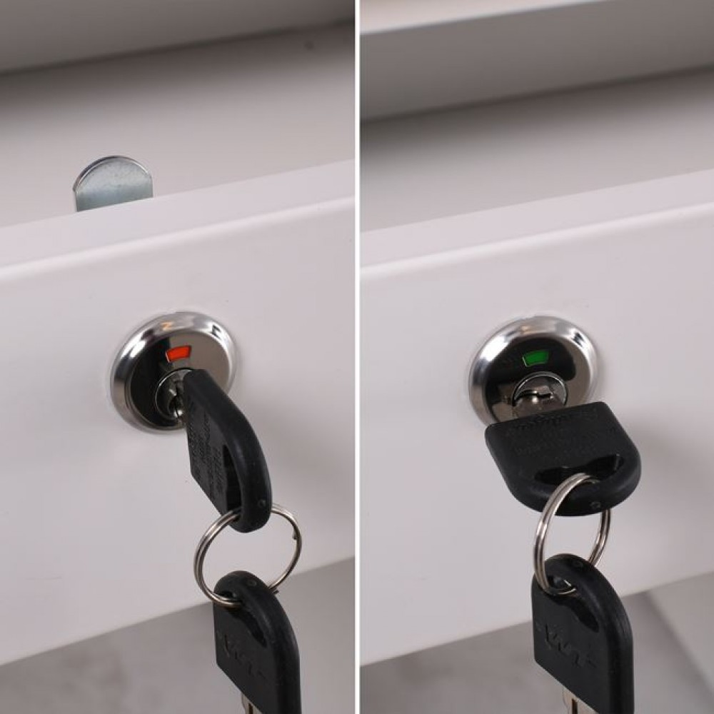 Γραφείο σε χρώμα λευκό/maple 140x60x75