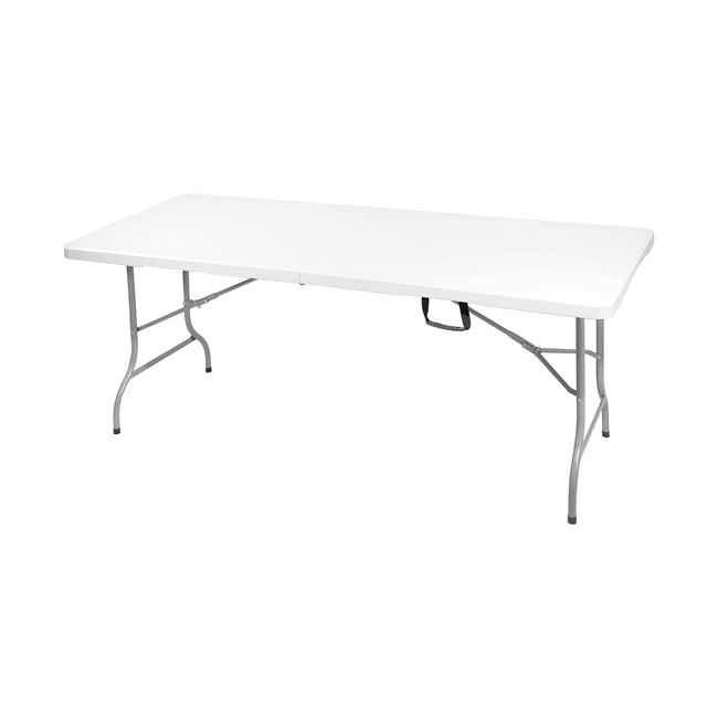 Τραπέζι συνεδρίου "BLOW" πτυσσόμενο από μέταλλο σε λευκό χρώμα 180x75x74