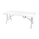 Τραπέζι συνεδρίου "BLOW" πτυσσόμενο από μέταλλο σε λευκό χρώμα 180x75x74