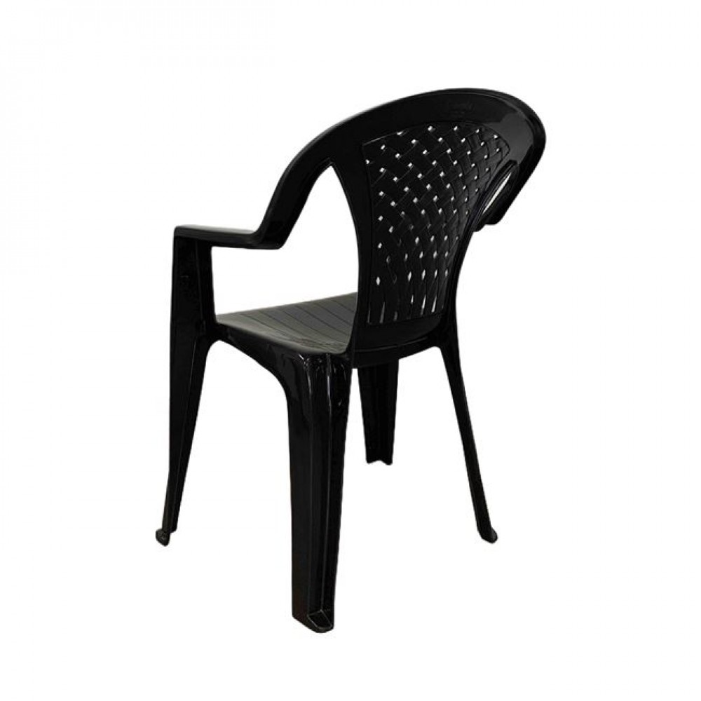 Πολυθρόνα "PORTOFINO" πλαστική σε χρώμα ανθρακί 57x45x80