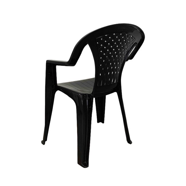 Πολυθρόνα "PORTOFINO" πλαστική σε χρώμα ανθρακί 57x45x80