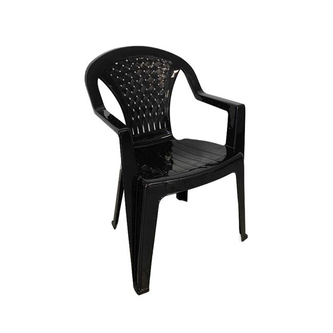 Πολυθρόνα "PORTOFINO" πλαστική σε χρώμα ανθρακί 57x45x80