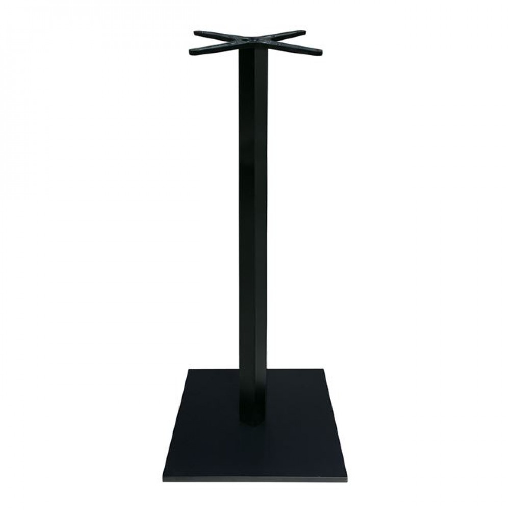Βάση τραπεζιού "PRATO-W" από μέταλλο σε μαύρο χρώμα 45x45x93