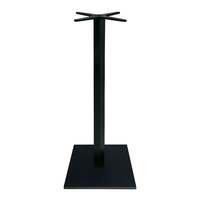 Βάση τραπεζιού "PRATO-W" από μέταλλο σε μαύρο χρώμα 45x45x93