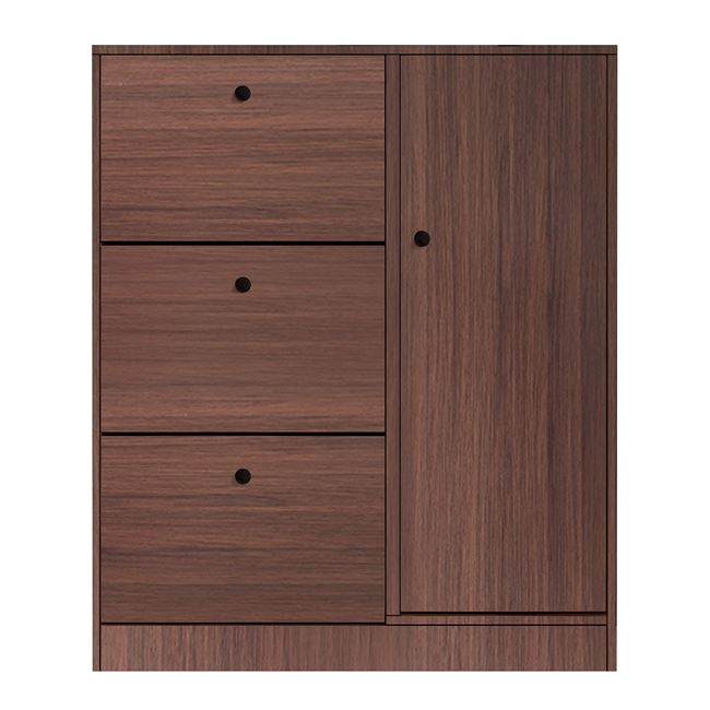 Παπουτσοθήκη σε χρώμα καρυδί 100x24x112