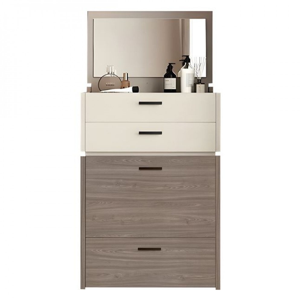 Τουαλέτα "VANITY" από mdf σε χρώμα σονόμα oak/cream 60x45x122