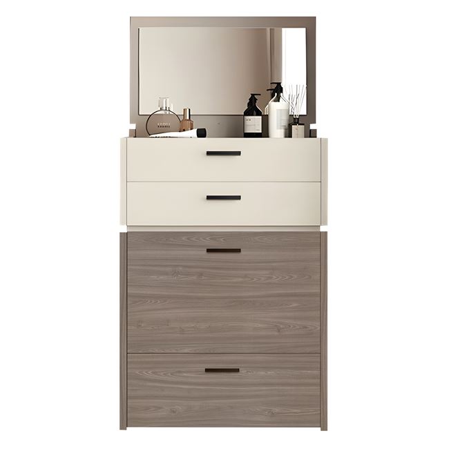 Τουαλέτα "VANITY" από mdf σε χρώμα σονόμα oak/cream 60x45x122