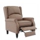 Πολυθρόνα relax-μπερζέρα "SIMPLE" από ύφασμα σε χρώμα καφέ 72x84x97