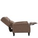 Πολυθρόνα relax-μπερζέρα "SIMPLE" από ύφασμα σε χρώμα καφέ 72x84x97
