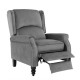 Πολυθρόνα relax-μπερζέρα "SIMPLE" από ύφασμα σε χρώμα γκρι 72x84x97