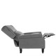 Πολυθρόνα relax-μπερζέρα "SIMPLE" από ύφασμα σε χρώμα γκρι 72x84x97