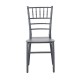 Καρέκλα catering "ILONA" από PP σε χρώμα ανθρακί 40x46x88