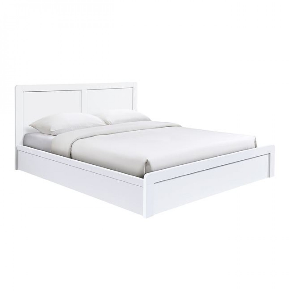 Κρεβάτι "LIFE LUX" διπλό σε χρώμα λευκό 160x200