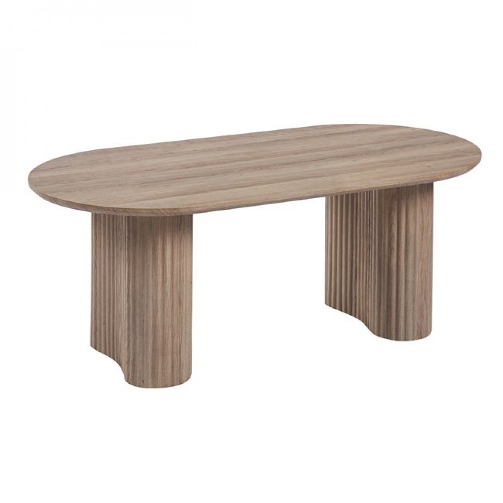 Τραπέζι σαλονιού "DIAZ" από mdf σε χρώμα σονόμα 120x60x45